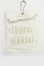 Mina Beauty Kedi Gözü Takma Tırnak-Kırık Beyaz - Görsel 2