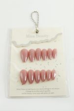 Mina Beauty Kedi Gözü Takma Tırnak-Pembe - Görsel 2