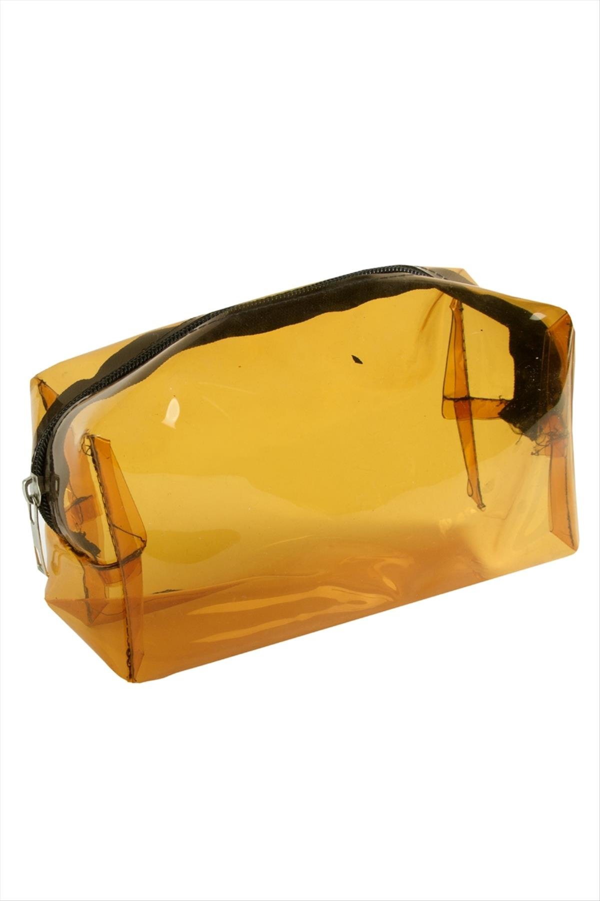 1207856_ananas-el-tutmali-makyaj-cantasi-26519-.jpg Ananas El Tutmalı Makyaj Çantası-Kahverengi - Görsel 1