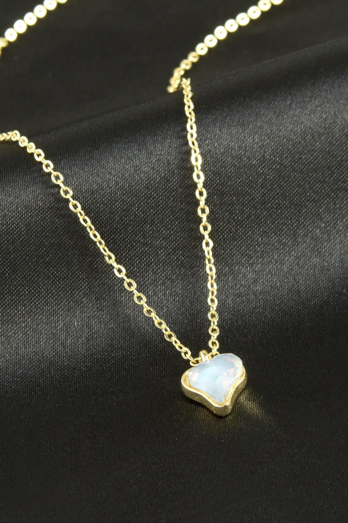 1207875_kalp-cam-kolye-ca16-.jpg Kalp Cam Kolye-Sarı - Görsel 1