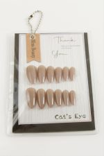 Mina Beauty Kedi Gözü Takma Tırnak-Açık Kahverengi - Görsel 2