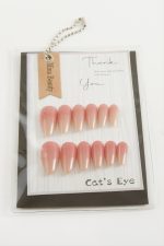 Mina Beauty Kedi Gözü Takma Tırnak-Açık Pembe