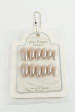 Mina Beauty Kedi Gözü Takma Tırnak-Bej - Görsel 2