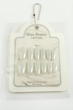 Mina Beauty Kedi Gözü Takma Tırnak-Beyaz - Görsel 2