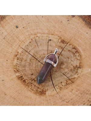 Akik Point Kolye Ucu-Renkli