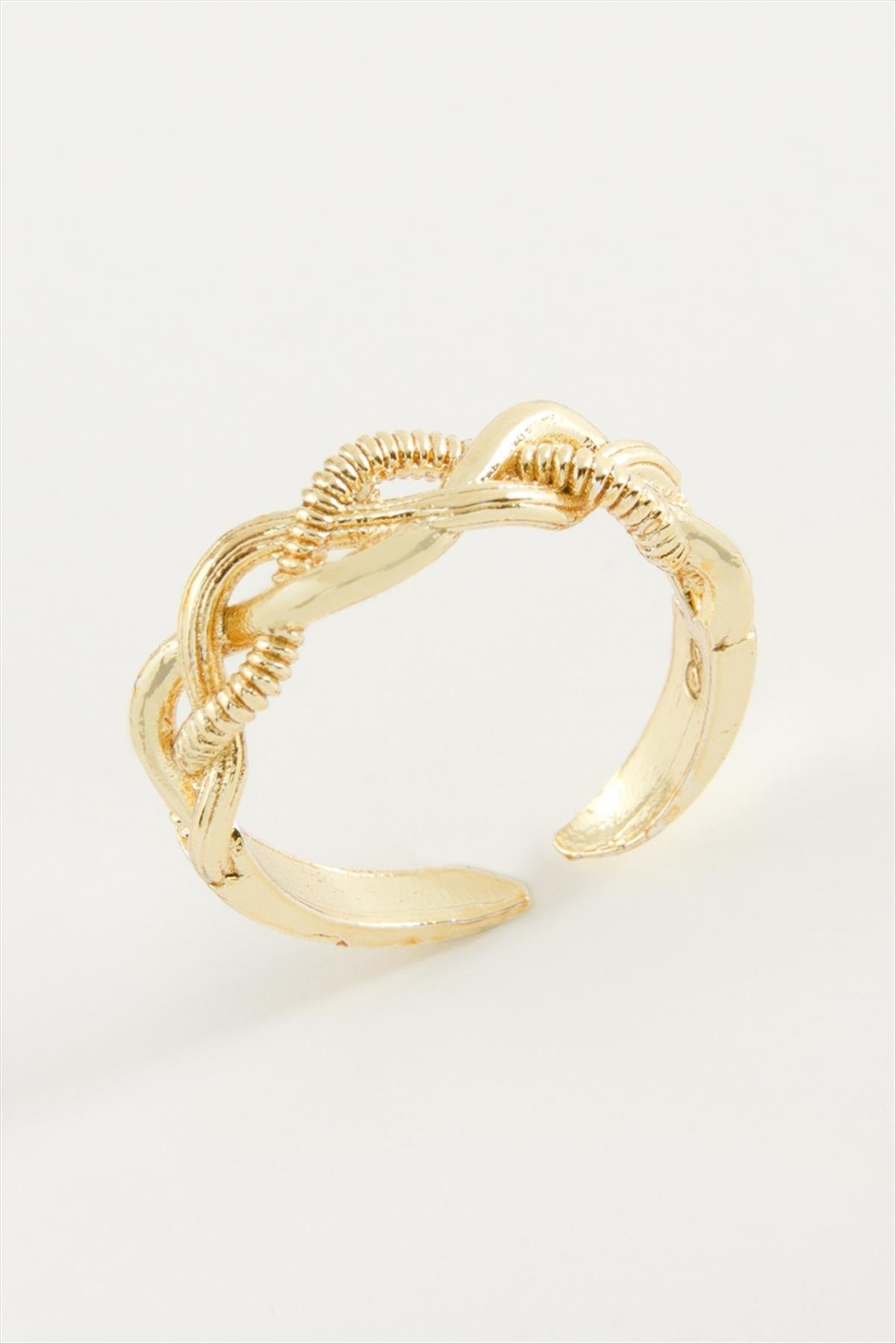 1207955_sonsuzluk-metal-yuzuk-39-471.jpg Sonsuzluk Metal Yüzük-Sarı - Görsel 2