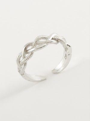 Sonsuzluk Metal Yüzük-Gümüş Rengi