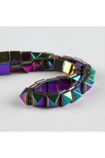 Makromelik Hematit Taşı 8 mm-Yanar Döner - Görsel 2