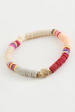 Karışık Fimo Boncuk Bileklik-Renkli - Görsel 2