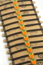 Ananas Makrome Örgülü Bileklik-Siyah - Görsel 3