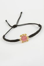 Yonca Makrome Örgülü Bileklik-Renkli - Görsel 2