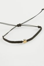 Nazar Makrome Örgülü Bileklik-Siyah - Görsel 2