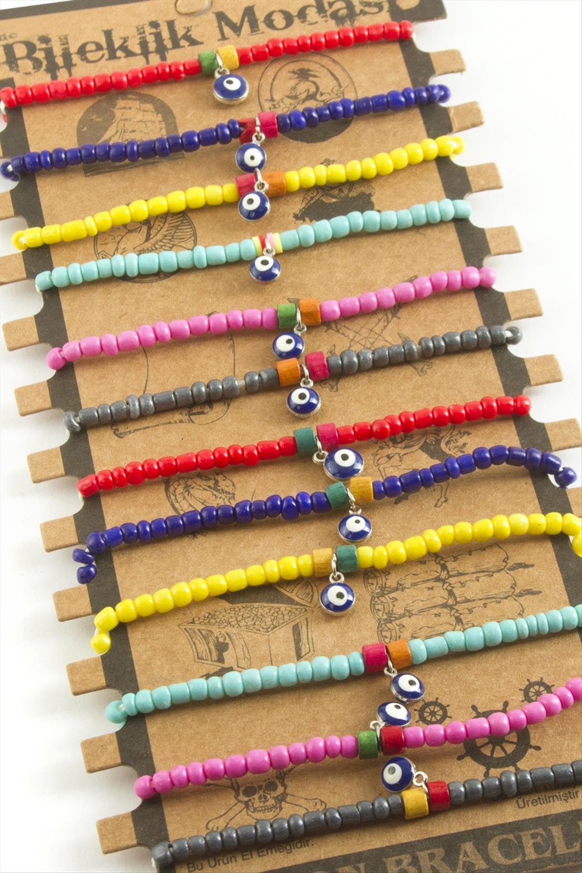 1208089_nazar-boncuk-ip-bileklik-aef5-.jpg Nazar Boncuk İp Bileklik-Renkli - Görsel 1