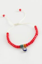 Nazar Boncuk İp Bileklik-Renkli - Görsel 2
