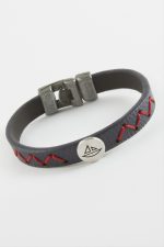 Gemi Kaliteli Suni Deri Bileklik-Lacivert