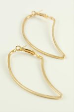 Kulak Halka Küpe 5,5 cm-Sarı