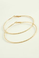 Zikzak Burgulu Metal Halka Küpe 8-9-10 cm-9 cm