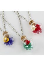 Fanus Canlı Kolye-Gümüş Rengi - Görsel 2