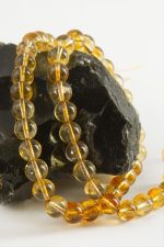 8 mm Sitrin Ceyt Taşı-Sarı - Görsel 2