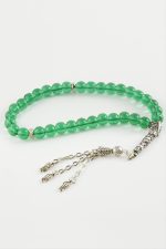 Cam Taş Tesbih 8 mm-Yeşil