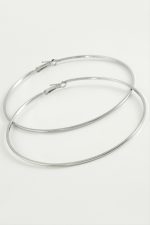 Ezme Metal Halka Küpe 8-9-10 cm-9 cm