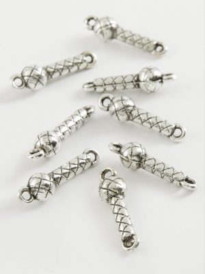 Baklava Desenli Tesbih Aparatı 50 Gram-Gümüş Rengi