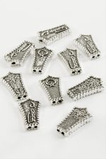 Karışık Desenli Tesbih İmame Aparatı 50 Gram-Gümüş Rengi