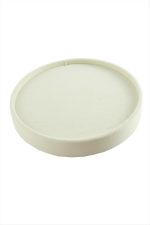 Yuvarlak Ahşap Anfora Kumaş Piercing Küpelik 20 cm-Krem - Görsel 3