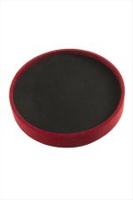 Yuvarlak Ahşap Anfora Kumaş Piercing Küpelik 20 cm-Bordo - Görsel 3