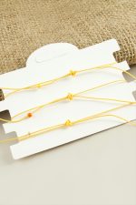 3 Adet Yıldız Yonca Kum Boncuk Bileklik-Lila - Görsel 2