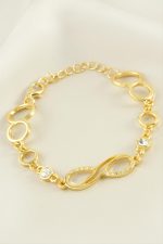 Sonsuzluk Taşlı Bileklik-Sarı - Görsel 2