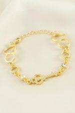 Anahtar Taşlı Bileklik-Sarı