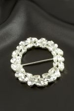 Oval Taşlı Kemer Tokası 1 Adet-Gümüş Rengi - Görsel 2