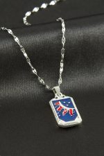 Lüks Çelik Tarot Kolye-Gümüş Rengi - Görsel 2