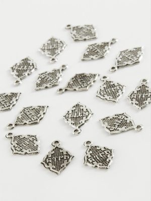 Göktürk Yazılı Tesbih Aparatı 50 Gram-Gümüş Rengi