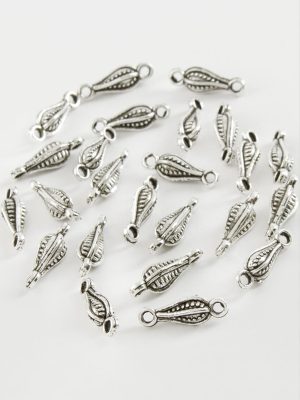 Noktalı Tesbih Püskül Ara Aparatı 50 Gram-Gümüş Rengi