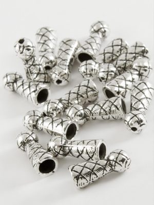 Baklava Desenli Tesbih Aparatı 50 Gram-Gümüş Rengi