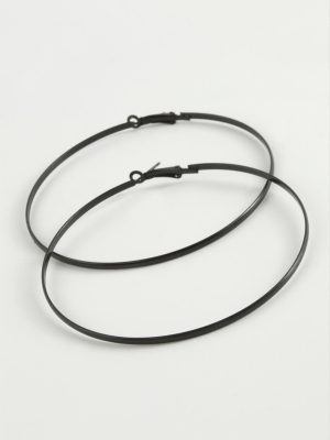 Düz Metal Halka Küpe 8-9-10 cm-8 cm