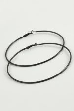 İnce Boru Metal Halka Küpe 8-9-10 cm-9 cm