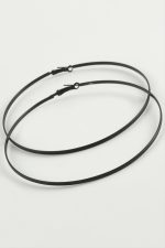 Noktalı Metal Halka Küpe 8-9-10 cm-10 cm