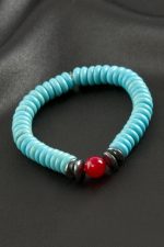Firuze Ceyt Doğaltaş Bileklik-Turkuaz