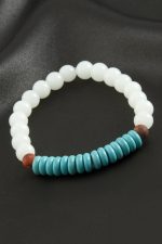 Firuze Ceyt Doğaltaş Bileklik-Beyaz - Görsel 2