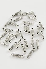 Çizgili Tesbih Ara Aparatı 50 Gram-Gümüş Rengi - Görsel 2