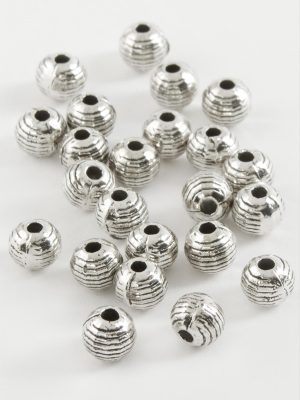 Çizgili Tesbih Ara Aparatı 50 Gram-Gümüş Rengi