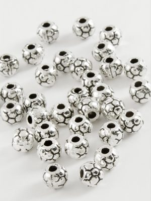 Benekli Tesbih Ara Aparatı 50 Gram-Gümüş Rengi