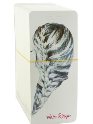 Saç Yüzük Kartı-Beyaz