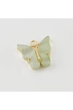 Kelebek Figürlü Kolye Ucu-Siyah