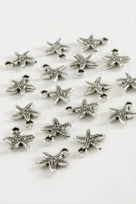 Deniz Yıldızı Tesbih Püskül Aparatı 50 Gram-Gümüş Rengi - Görsel 2