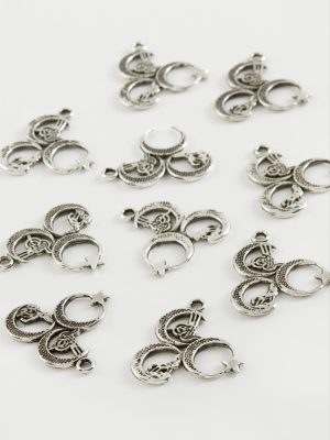 Hilal Tesbih Püskül Aparatı 50 Gram-Gümüş Rengi