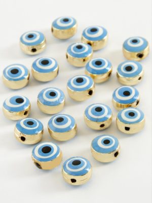 Nazar Mineli Bileklik ve Kolye Ucu Aparatı 1 Adet-Lacivert